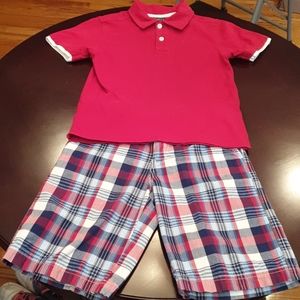 Boys (Size 8) 2 Piece Set, Polo and Shorts